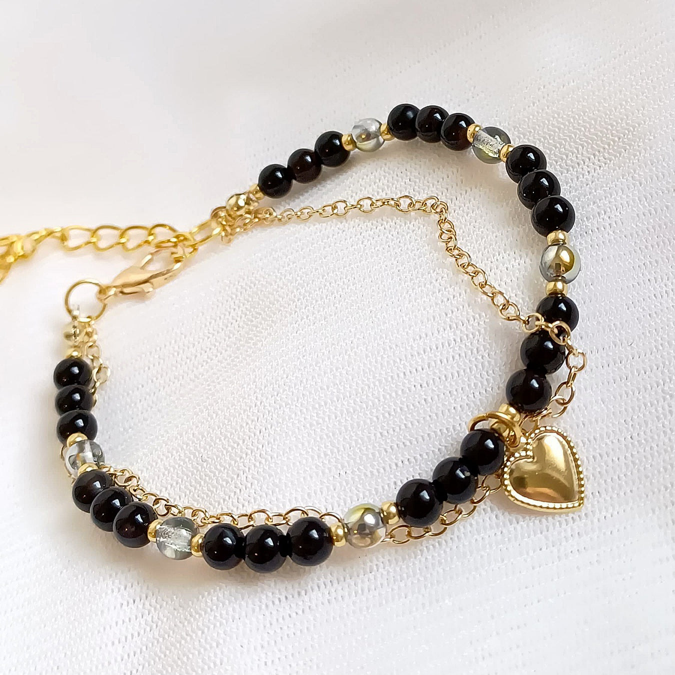 Bratara Charissa -onix negru