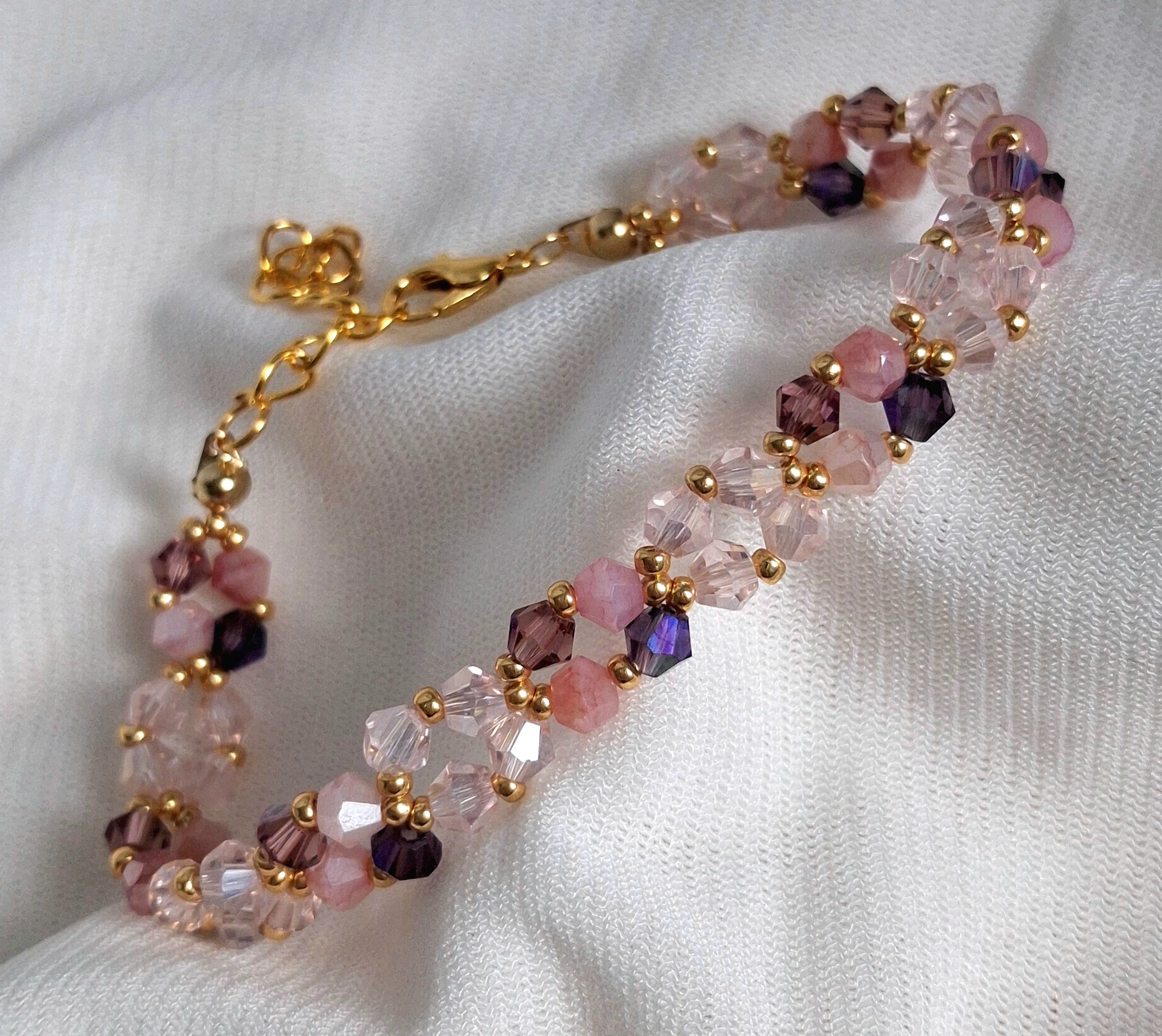 Bratara pink sparkle