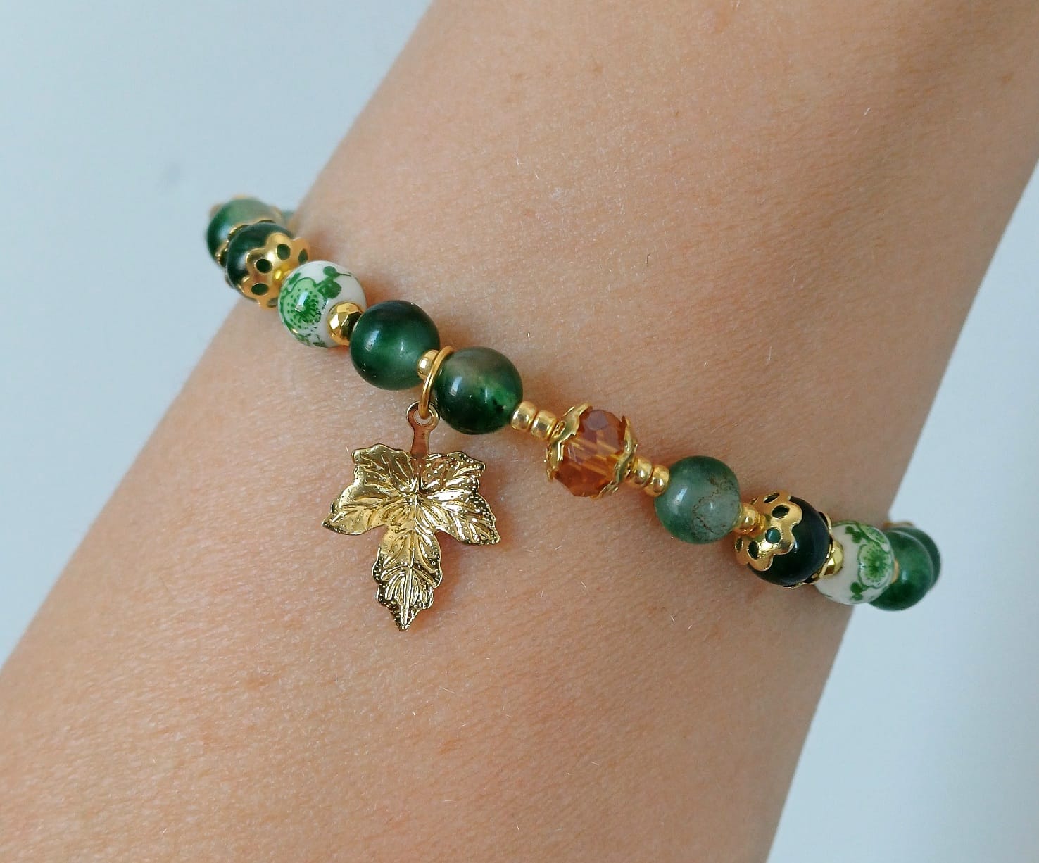 Bratara jad verde