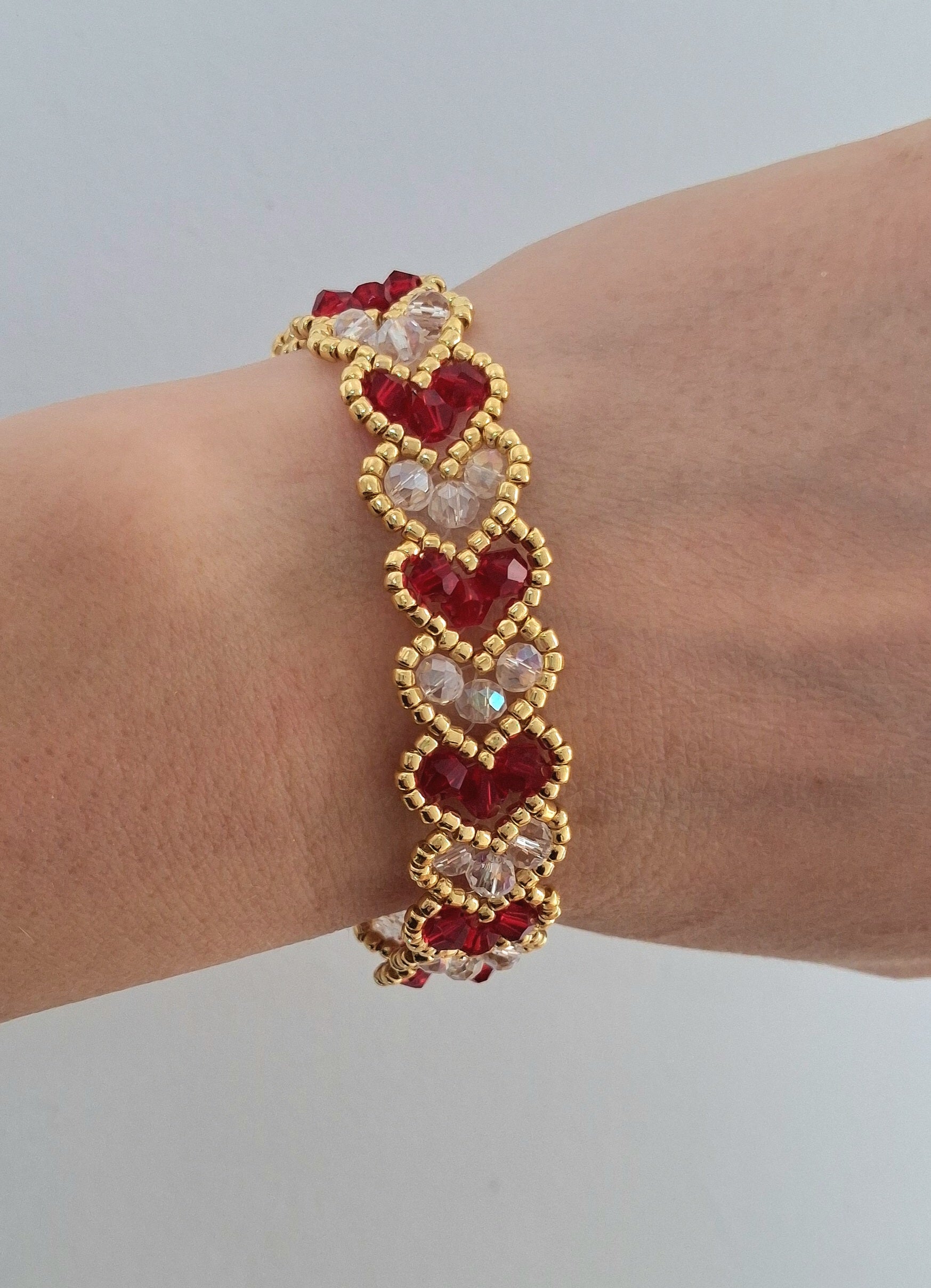 Bratara Pretty in love bicolor