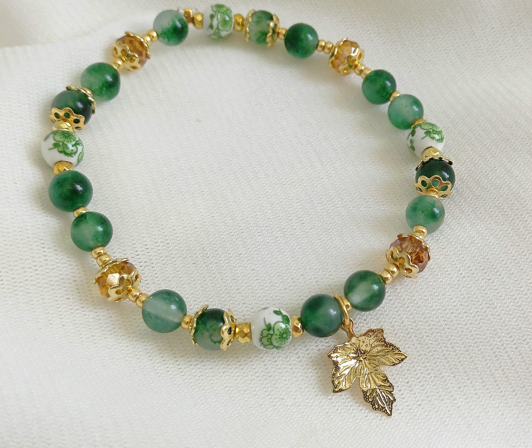 Bratara jad verde