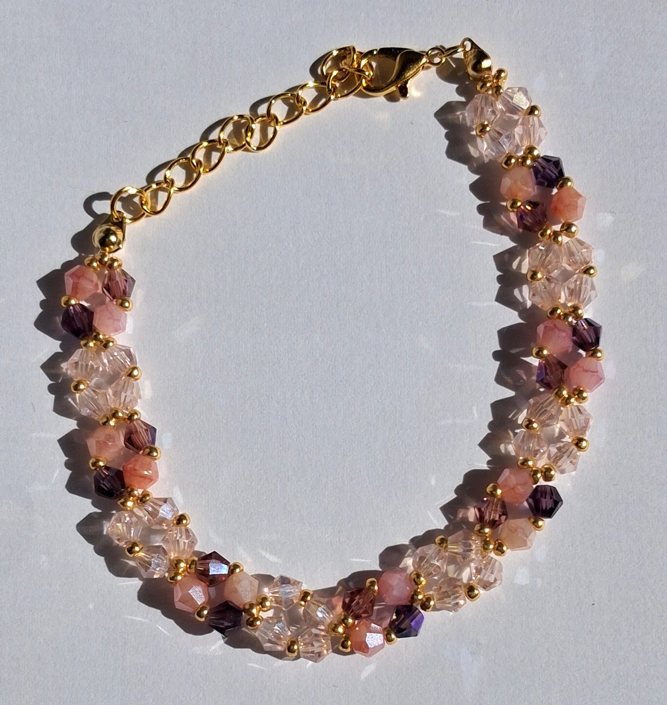 Bratara pink sparkle